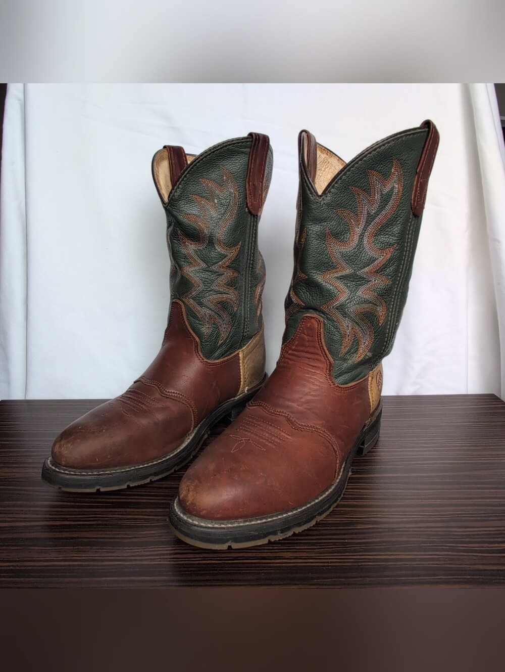 Double H Boots Mens 7D Cowboy Steel Toe Western Oil Resistant Aeroglide 7 Work